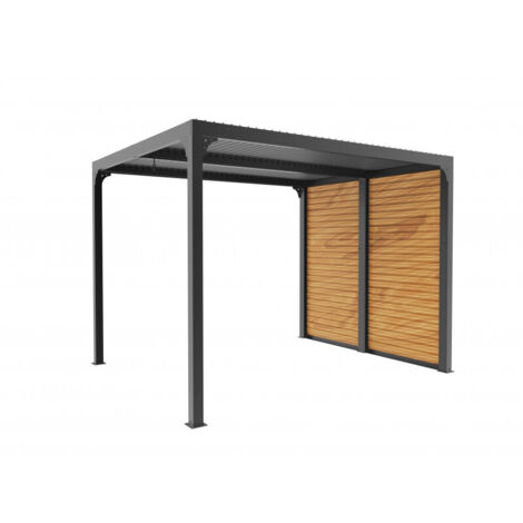 Pergola Bioclimatica in Alluminio 240X300 Grigio Antracite