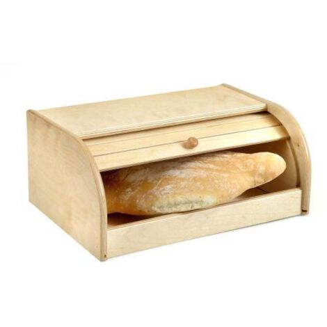 Portapane Legno Serrandina Naturale cm 39X25 h 17