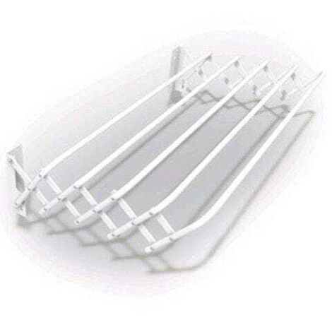 Stendibiancheria da soffitto 80 cm – Portata max 10 kg – Acciaio trattato con polveri epossidiche – Design rialzato per posizionamento panni – Gimi (1/3)