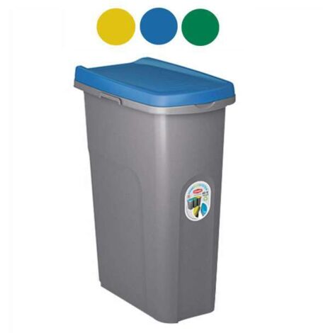 Pattumiera Home Eco System Gr/Verde L 40 Stefanplast (1/6)