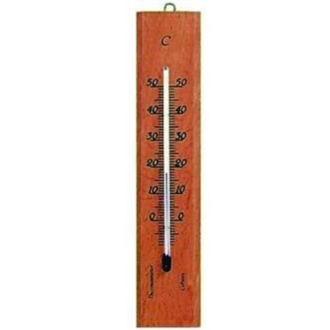Termometro Legno Rettangolare Naturale 101404 Moller
