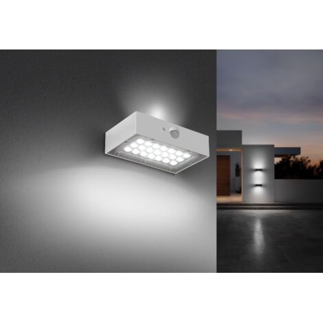 Plafoniera LED solare Domino 3 W Bianco – 400 lm – Sensore PIR – Century (1/2)