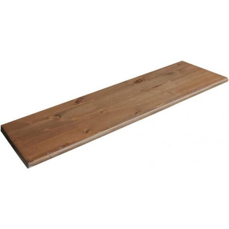 Mensola in legno Mercurio verniciato noce 1,8x16x56 Minimalismo funzionale per ogni ambiente