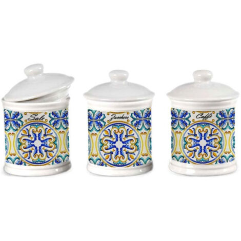 Barattolo Ceramica Terre Pz 3 Bellintavola