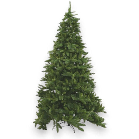 Albero Natale “Baviera” 240 cm – 2371 rami – PVC + PE – base metallo (1/4)