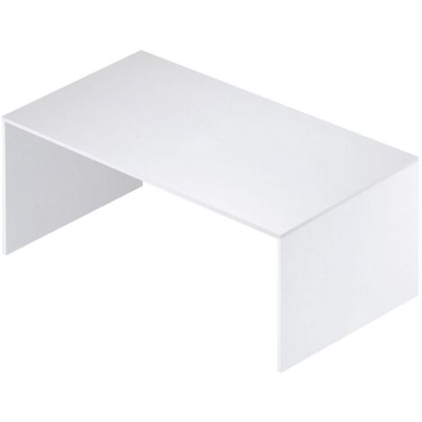 Scrivania grande in legno Bianco Cenere 150x73x h73 cm