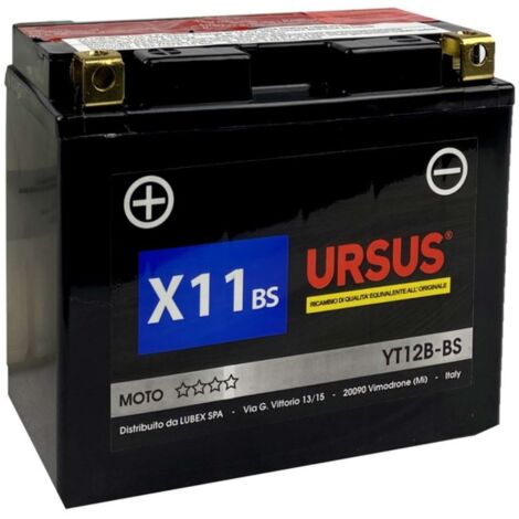 Batteria moto Ursus TX4L-BS 3Ah – 12V – Compatta e pronta all'uso (1/5)
