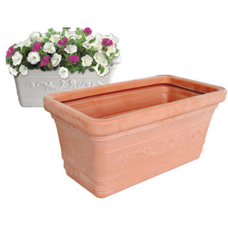 Cassetta rettangolare 100×44×44 in resina Prestige Impruneta da esterno – Nuova Plastica Adriatica
