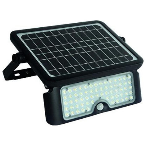 Vigor 3478535 Jupiter Proiettore LED Pannello Solare 10W 1150lm IP65 Sensore Crepuscolare e Movimento (1/5)