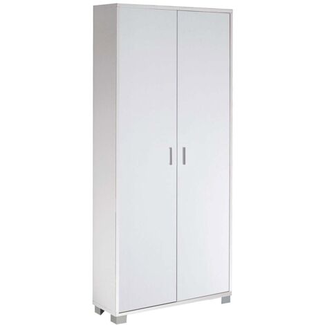 Mobile 2 Ante 83L x 29P x h190 – Finitura Bianco Fiammato – Sarmog