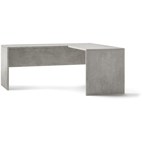 Scrivania Angolare Destra 180L x 169P x h76 – Finitura Cemento – Sarmog