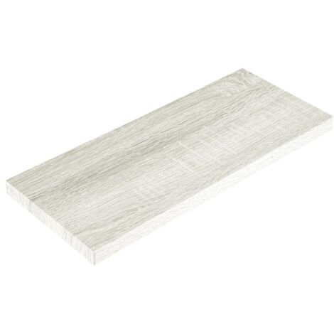 Mensola da parete ripiano moderno scaffale a muro soggiorno Smart - Shabby Bianco