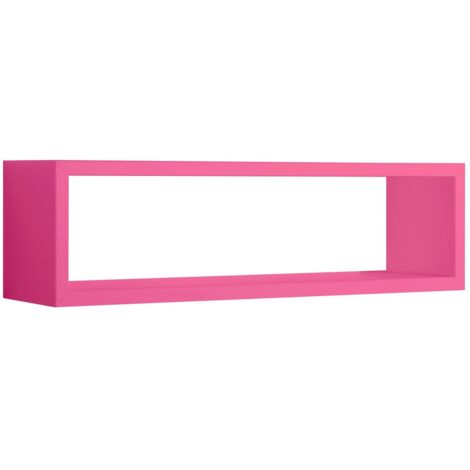 Mensola parete rettangolare fuxia scaffale salotto soggiorno camera Regolo