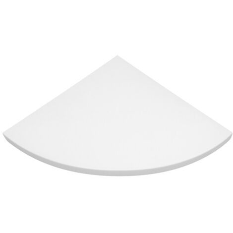 Mensola angolare parete scaffale muro soggiorno design moderno Angolo - Bianco