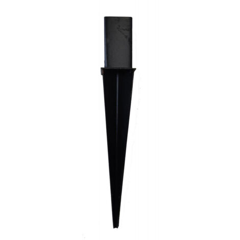 Porta palo per terreno acciaio zincato 6x6 cm – supporto fissaggio pali legno giardino outdoor
