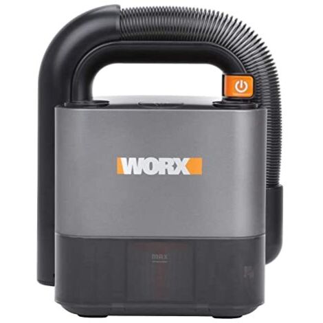 WORX WX030.9-ASPIRADOR DE COCHE 20V (S/BAT) ASPIRAPOLVERE PER AUTO 20 V, NERO