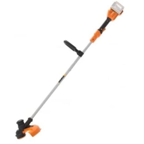 WORX WG183E.9 Tagliabordi a Batteria 40 V (2 x 20 V) PowerShare - Non Include Batteria e Caricatore - Manico Regolabile - Testa a Doppio Filo