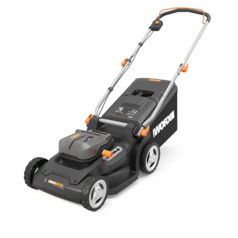 Rasaerba a Batteria 40V WG745E Nitro Brushless Taglio 40 cm 2 in 1 per Giardini fino a 600 m² con Cesto 50L - Worx