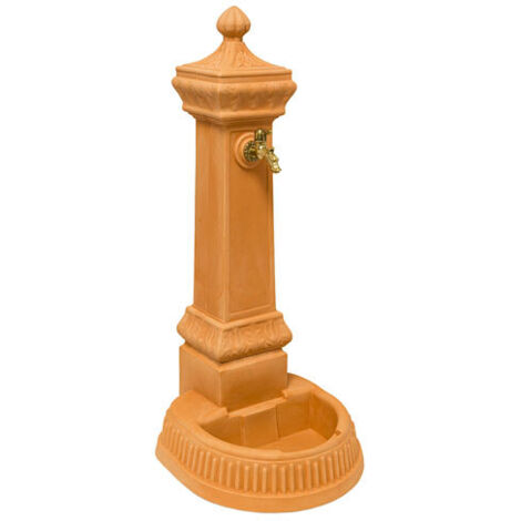 Fontana decorativa da giardino colore impruneta, fontane