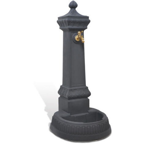 Fontana decorativa da giardino colore antracite, fontane