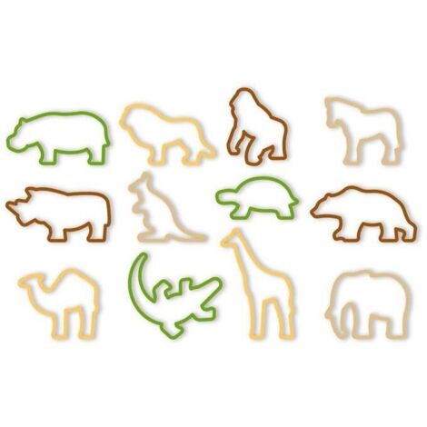 Tescoma 630930 Delicia Kids Set 12 Tagliabiscotti Zoo