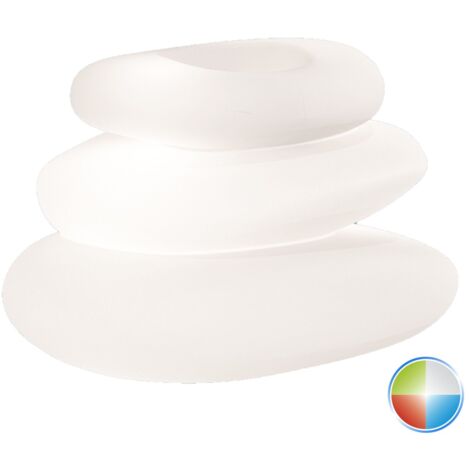 Vaso Eden Bright Led Multicolor Con Batteria in Polimero Monacis - Cm 75X62X47 H (1/4)