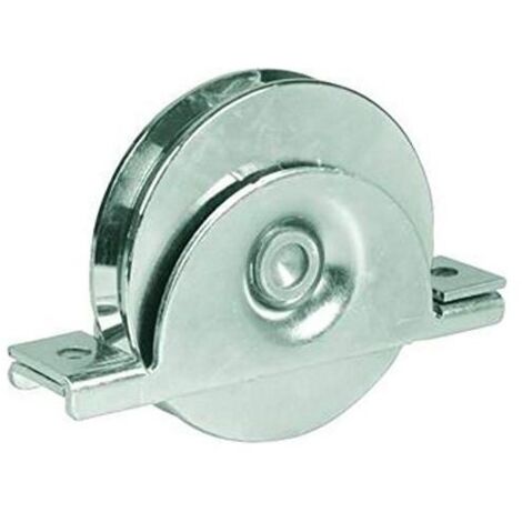 Ruote per Cancelli Gola U-20 art. 392L con Supporto dia.Mm.100