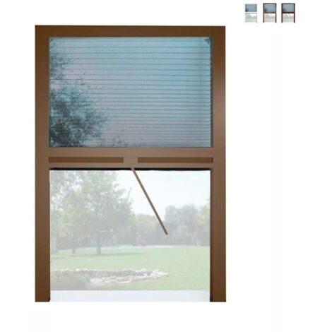 Finestra Universale Per Camper Europa Bronzo - Doppio Vetro 1200x460 Mm - Ricambio Con Cerniera In Alluminio
