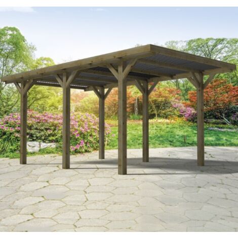 Carport Singolo Senza Copertura