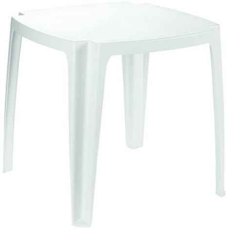 Tavolo Progarden in resina bianco 75x75 [PROGARDEN]