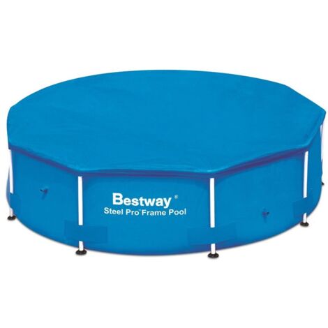 TELO DI COPERTURA BESTWAY 58036 PROTEZIONE PER PISCINA CON TELAIO TONDA Ø 305 CM (1/10)