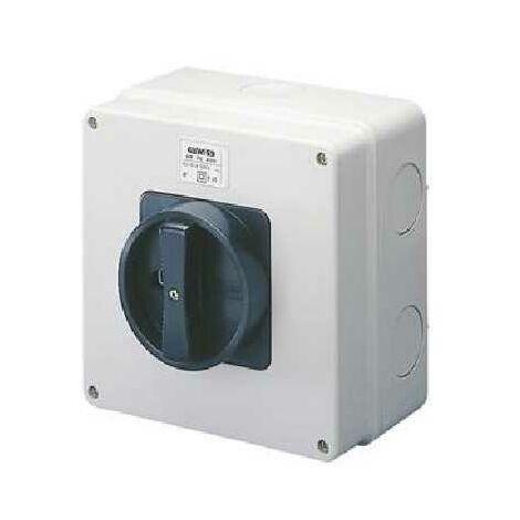 GW70401 Interruttore Rotativo da Parete di Comando 2 Moduli 16A Ip65