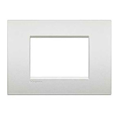 Lnc4803Pr Placca Air 3 Moduli Bianco Perla Livinglight