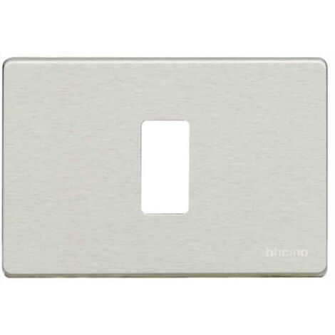 503/1/X Placca 1 Posto Alluminio Oxidal Magic (1/3)