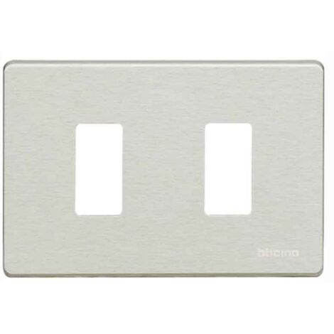 503/2/X Placca 2 Posti Alluminio Oxidal Magic (1/4)