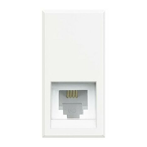 Bticino axolute presa rj11 telefonica colore bianco hd4258c11n