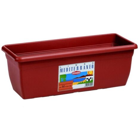 Vaso Med Rettangolare Coccio 60X20 h 16 Stefanpl