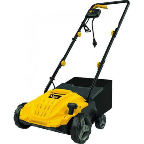 Vigor 7100510 ARV-33 Arieggiatore elettrico 800 W con sacco 30 L 5 altezze di taglio da -3 a +21 mm peso 11 Kg colore Nero (1/2)