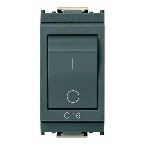 16505.16 Interruttore Mt 1P+N C16 120-230V Grigio Idea