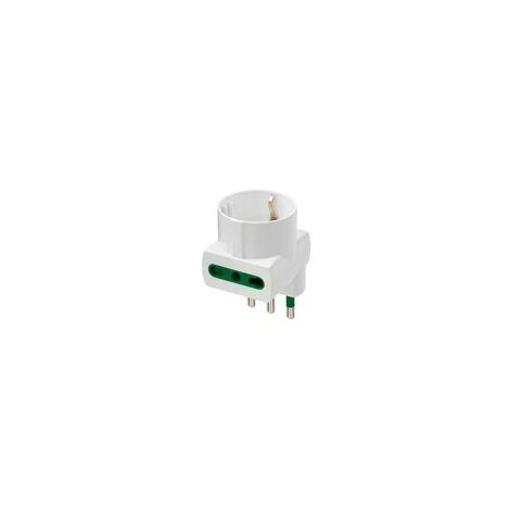Ri.00312.B Adattatore Multipla S17+2P17/11+P30 Bianco
