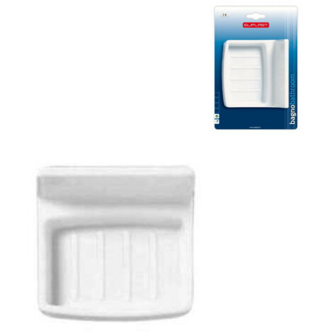Portasapone Muro Bianco cm 9X6 Eliplast