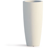 VASO ALTO IN RESINA MONACIS STILO ROUND H 70 cm. VARI COLORI - Colore: Bianco
