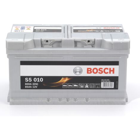 Batterie de démarrage Auto BOSCH S5010 - 12V 85Ah 800A (EN) (1/5)