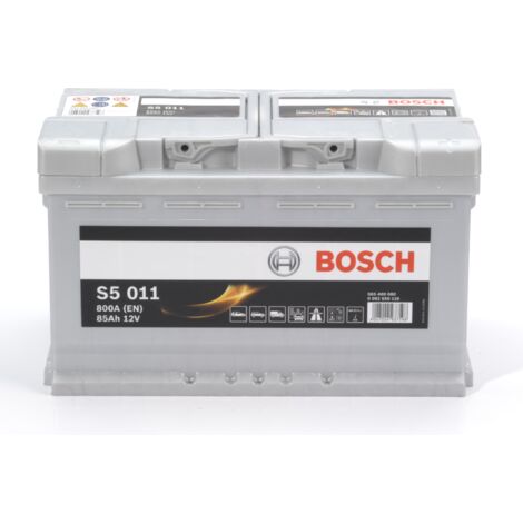 Bosch – Batterie de démarrage 12V 60Ah – Technologie AGM pour performance optimale – Compatible avec véhicules essence et diesel (1/4)