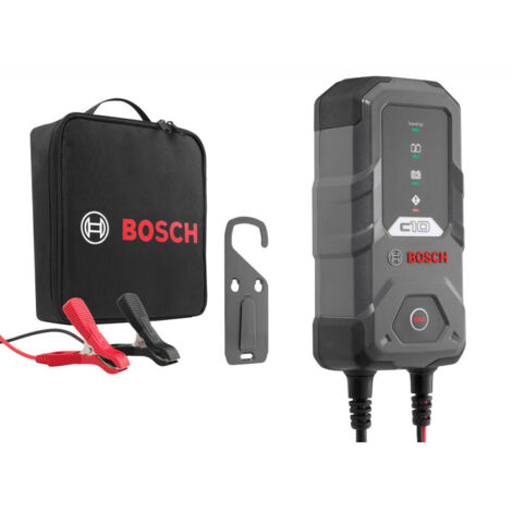 Bosch – Chargeur pour électroportatif 12V 3.5A – Compatible plomb-acide, AGM, GEL – Charge rapide et entretien automatique – Norme IP65 (1/4)