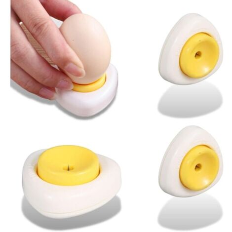 Batidores de huevos, 2 piezas, perforadores de huevos, duraderos, para huevos crudos, herramientas de cocina para amantes de los huevos y chefs. (1/4)