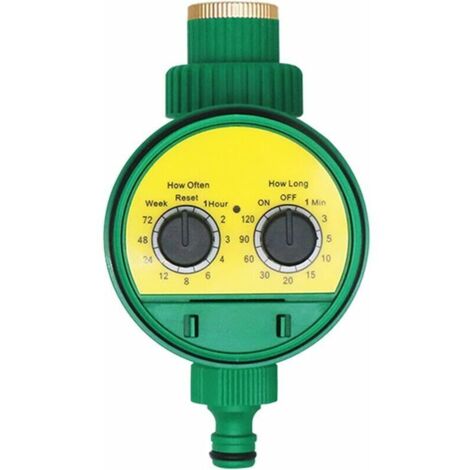 Timer per irrigazione, irrigazione automatica del giardino, controller di irrigazione impermeabile con display a LED per piante, prato, giardino, coltivazione di ortaggi