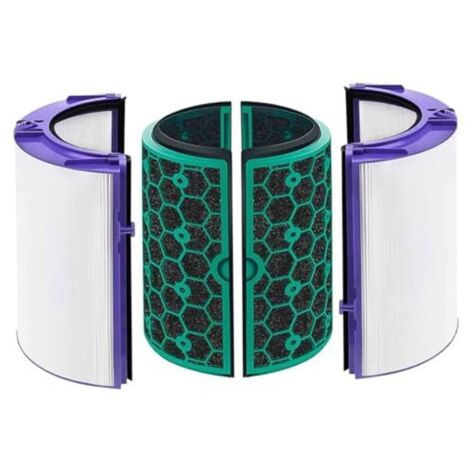 Filtro HEPA per purificatori d'aria Dyson Pure Cool TP04 TP05 HP04 HP05 DP04, carbone attivo + filtro aria di ricambio compatibile con i ventilatori purificatori Dyson Pure Cool
