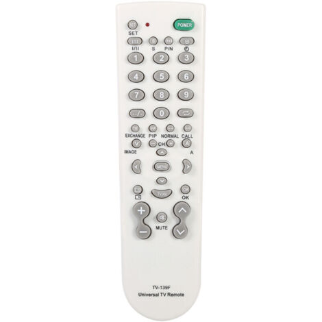 Telecomando universale per Smart TV, 1 pezzo, controller sostitutivo TV-139F bianco (1/4)