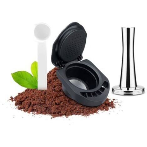 Adattatore riutilizzabile per Dolce Gusto Genio S/Piccolo XS, adattatore per cialde di caffè compatibile con Dolce Gusto, non sono più necessarie le capsule di caffè (capsule + pressino)
